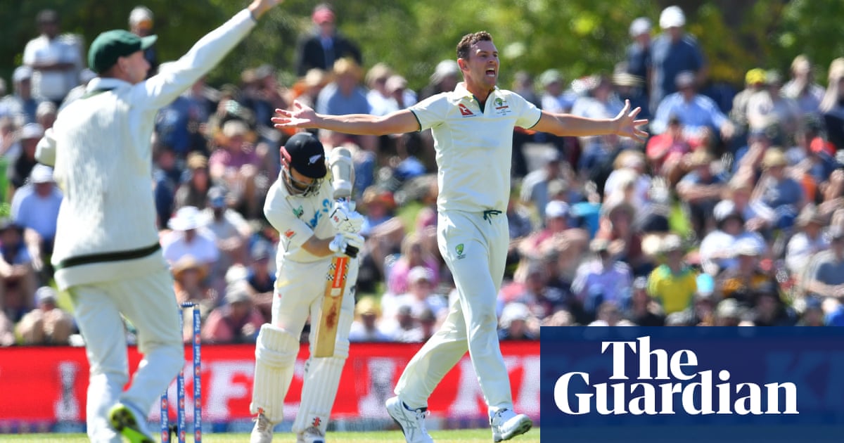 Josh Hazlewood blitz puts Australia in box seat of second Test against New Zealand | Australia cricket team