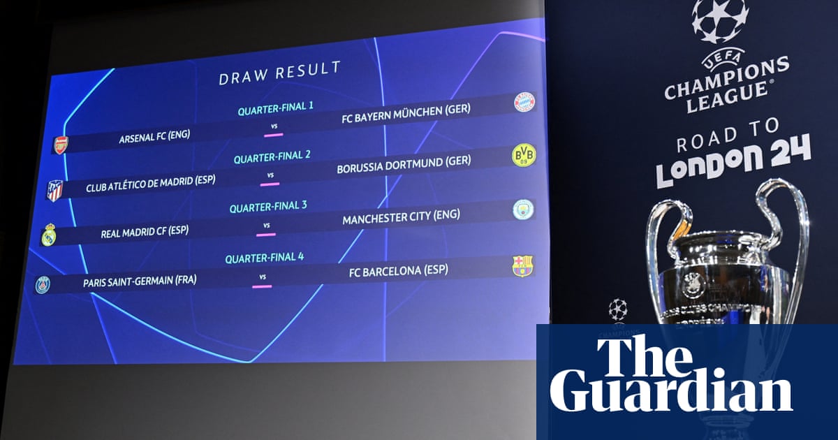 Champions League draw: Arsenal face Bayern as Manchester City land Madrid | Champions League