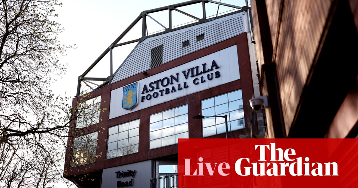 Aston Villa v Wolves: Premier League – live | Premier League