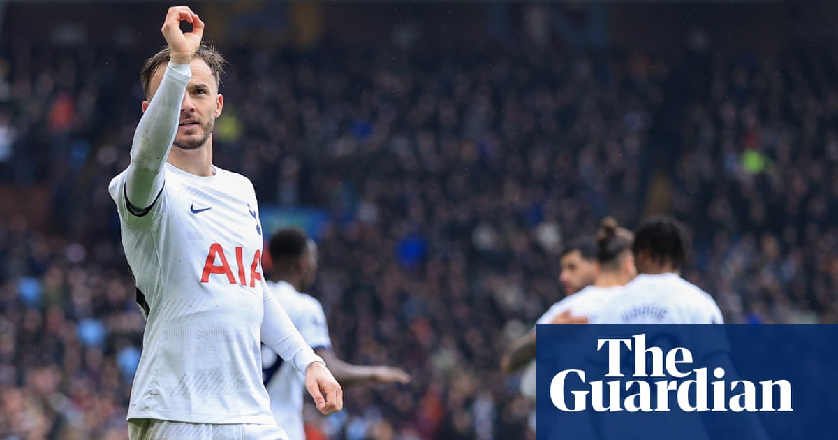 Tottenham thrash 10-man Aston Villa to close gap in top-four race | Premier League