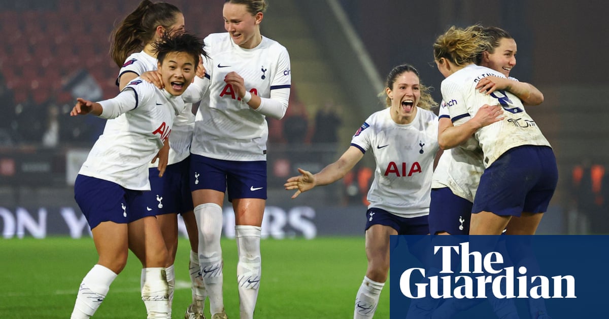 Women’s FA Cup: Tottenham into first semi-final after win over Manchester City – video | Football