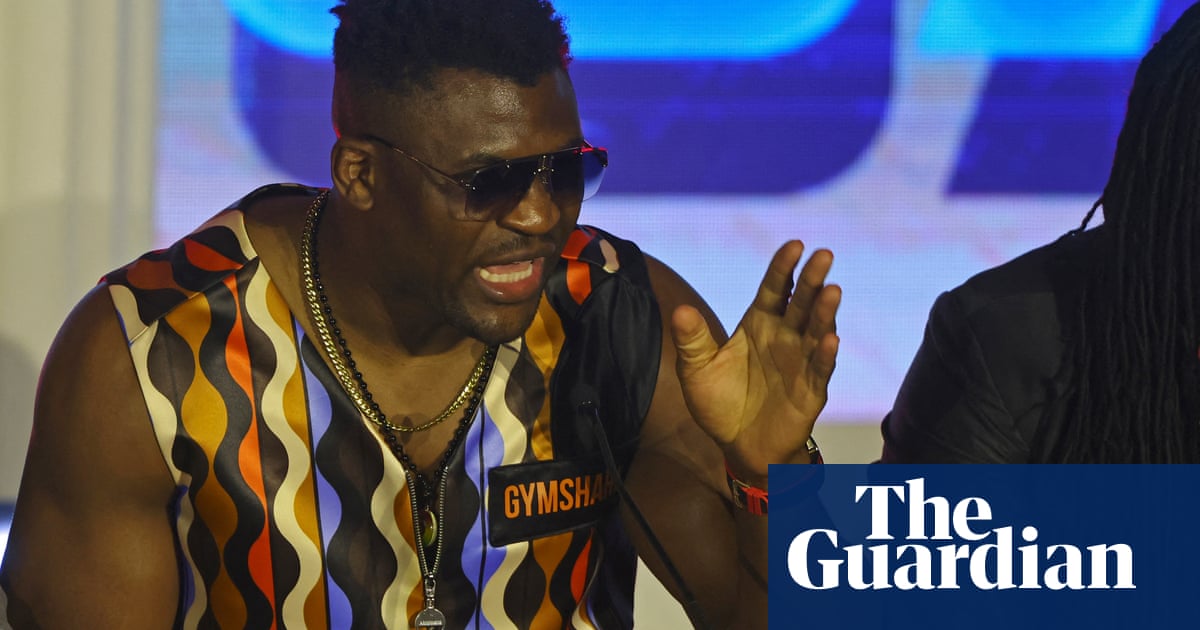 'You are nothing!' Francis Ngannou clashes with Tyson Fury at press conference – video | Sport