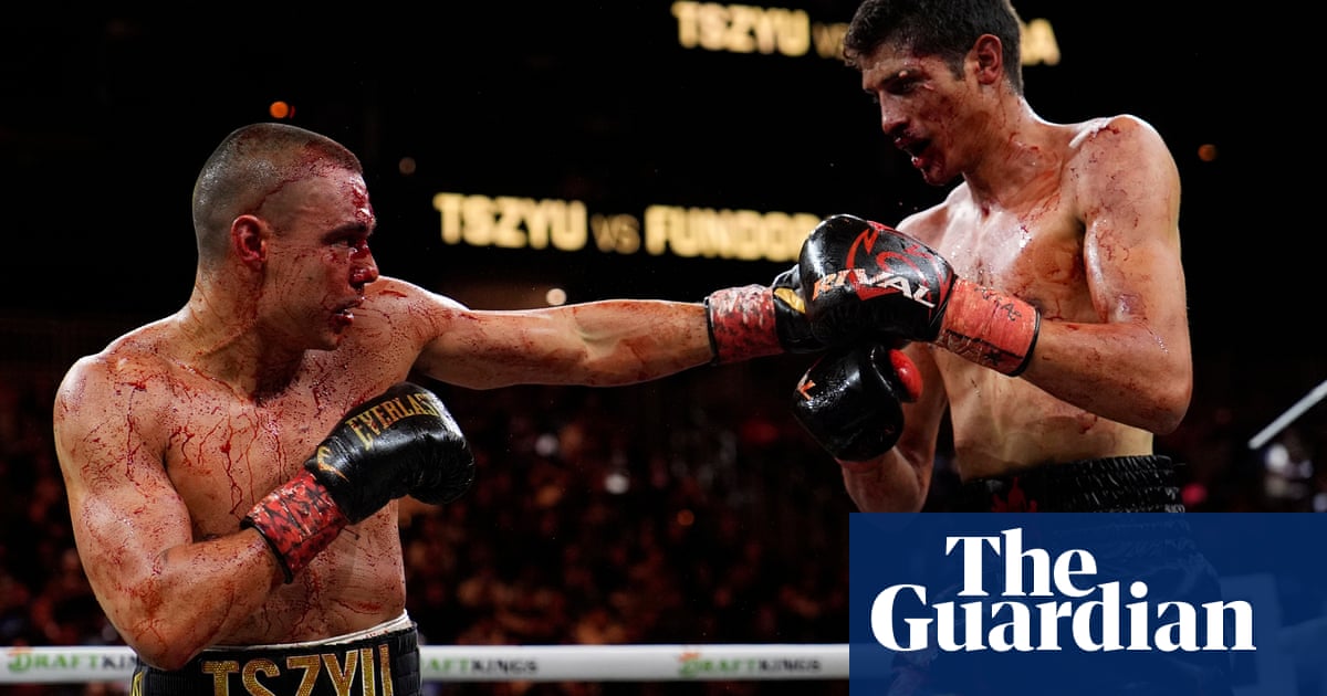 Tim Tszyu bloodied in first defeat as Sebastian Fundora claims super welterweight belts | Boxing