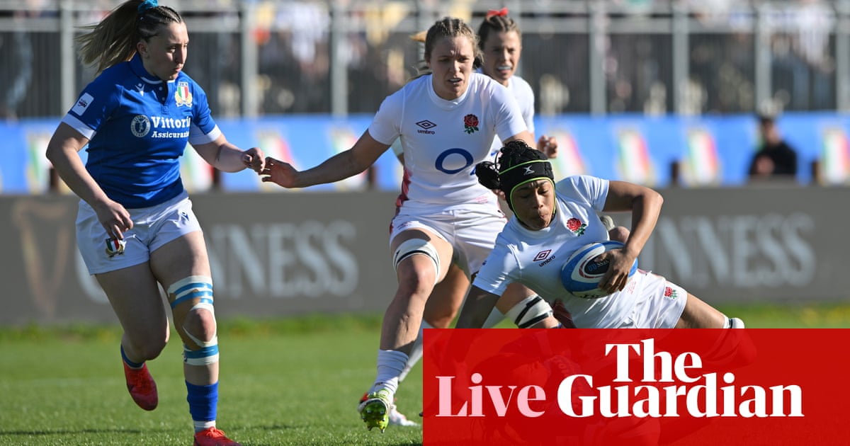 Italy v England: Women’s Six Nations 2024 – live | Women's Six Nations