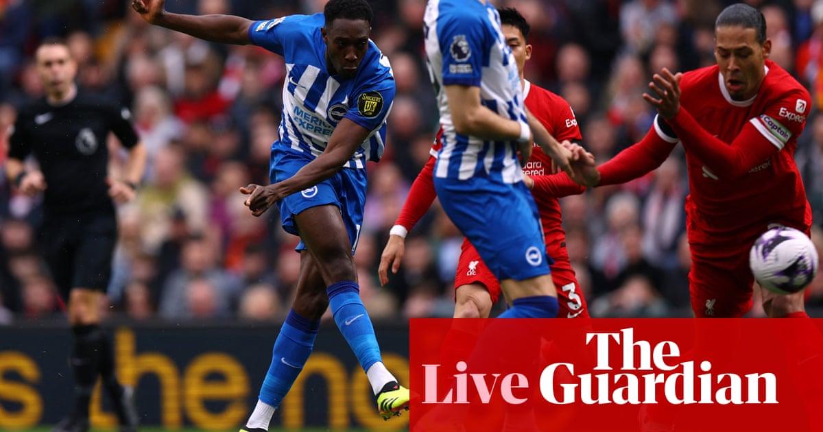 Liverpool v Brighton: Premier League – live | Premier League
