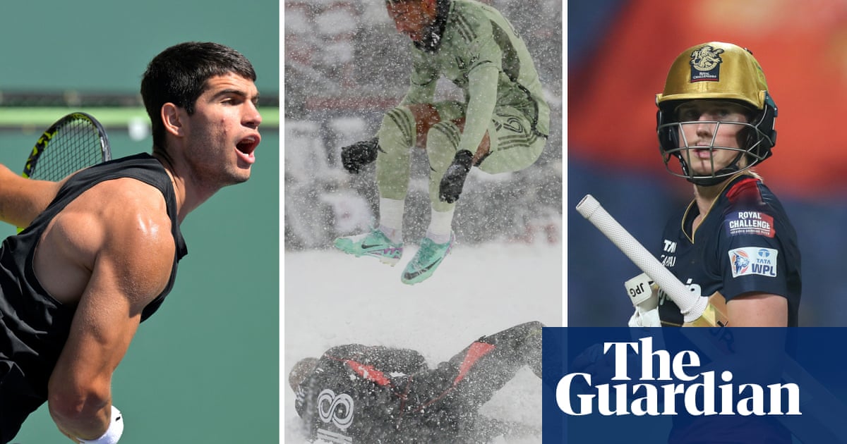 Sports quiz of the week: F1 drama, snowy pitches and a broken car window