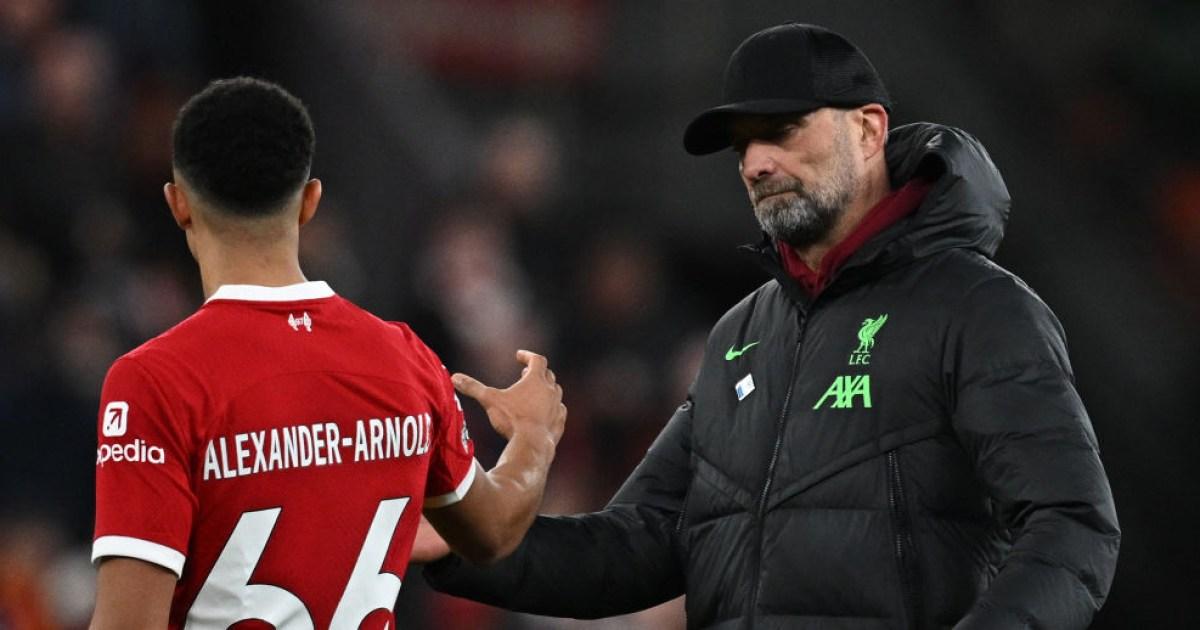 Jurgen Klopp defends Alexander Arnold after ‘this means more’ jibe | Football