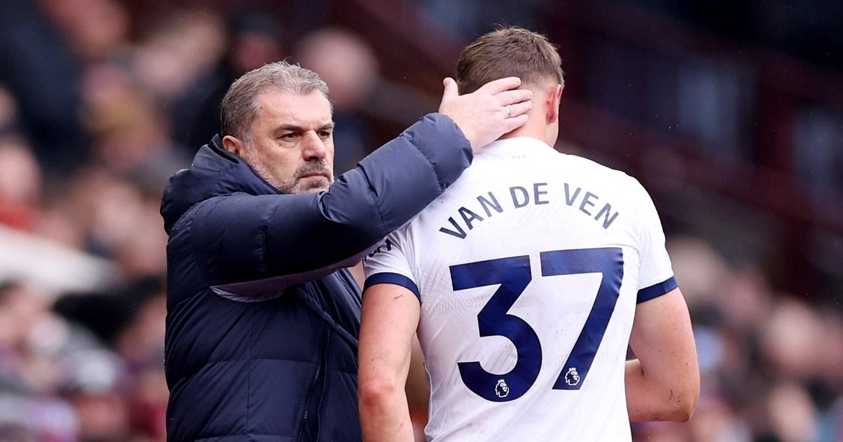 Micky van de Ven injury: Ange Postecoglou provides update after Spurs beat Aston Villa | Football