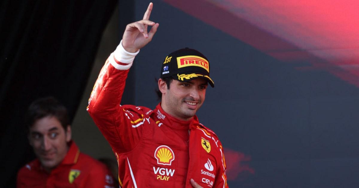 Carlos Sainz takes victory at Australia GP to end Max Verstappen winning streak