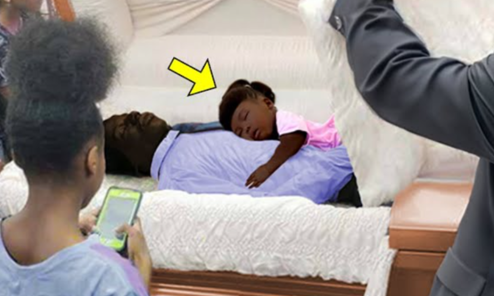 Girl Hugged Her Dead Father In His Coffin. What Happened Next Made Everyone Scream