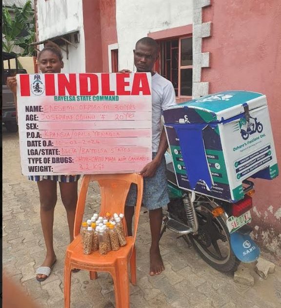 NDLEA nabs hairdresser, dispatch rider selling drug-laced snacks