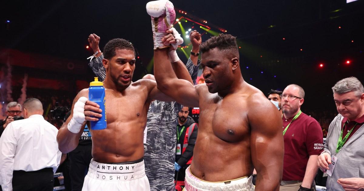 Francis Ngannou reveals what surprised him most about Anthony Joshua after KO defeat