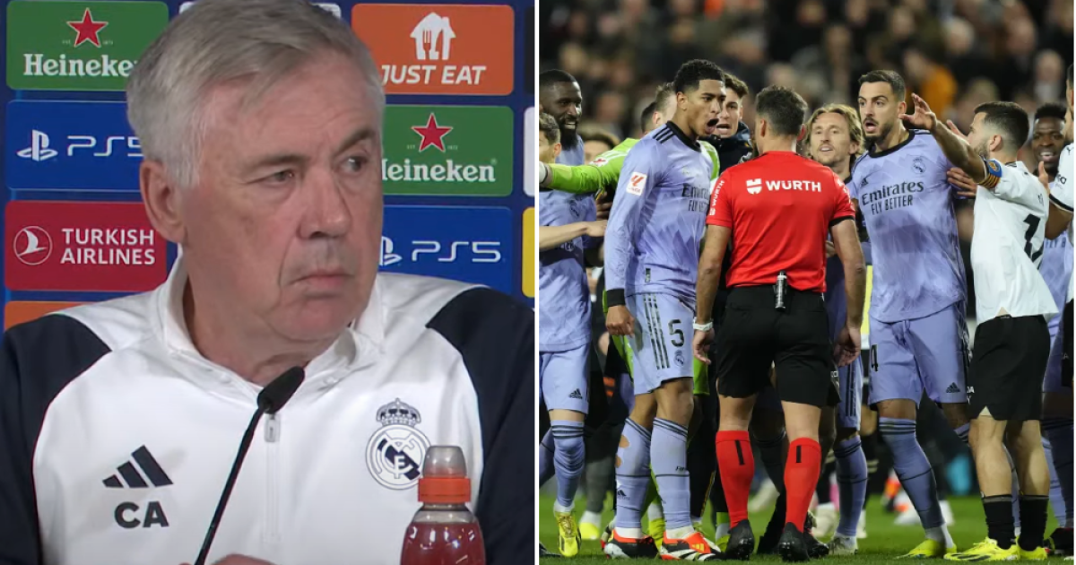 Real Madrid boss Carlo Ancelotti disputes referee report after Jude Bellingham red card at Valencia | Football