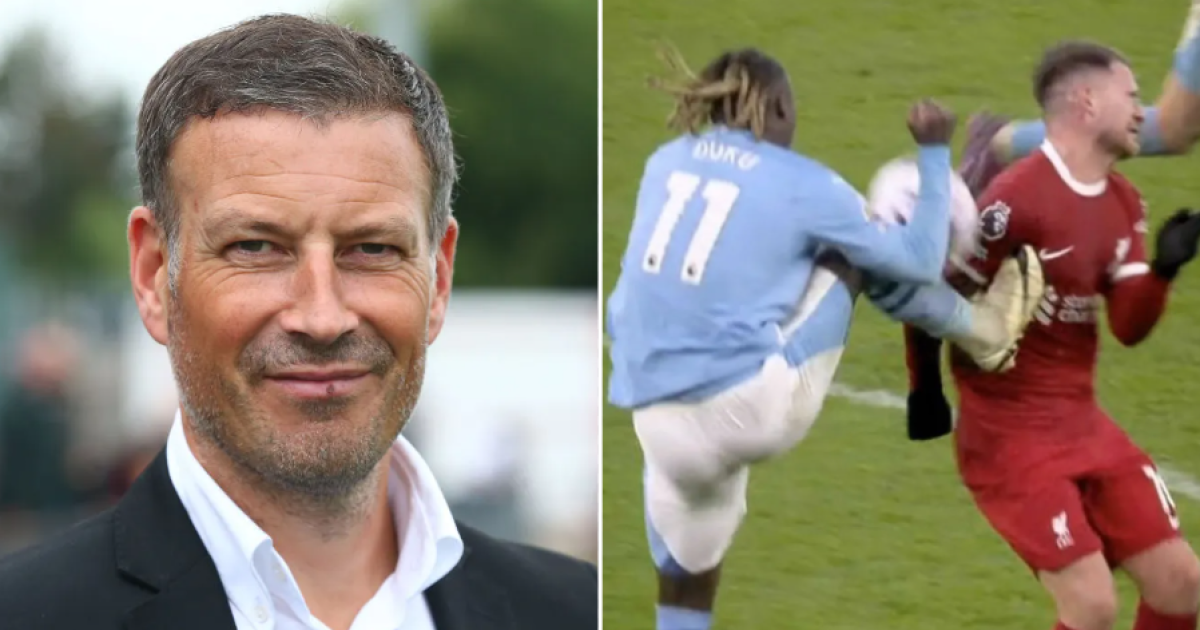 Mark Clattenburg explains why Jeremy Doku challenge on Alexis Mac Allister was a foul in Liverpool's draw with Man City | Football