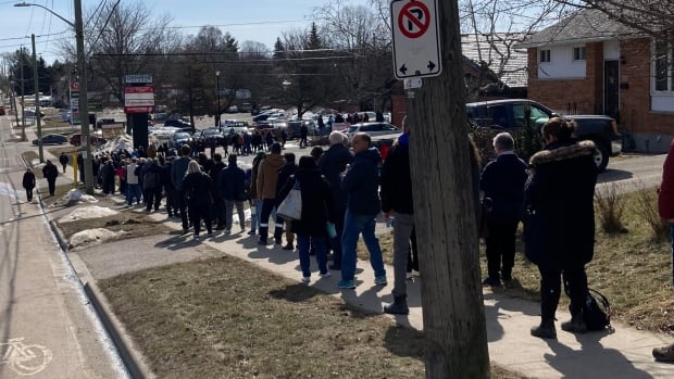 Hundreds line up outside Kingston clinic in desperate bid for family doctor