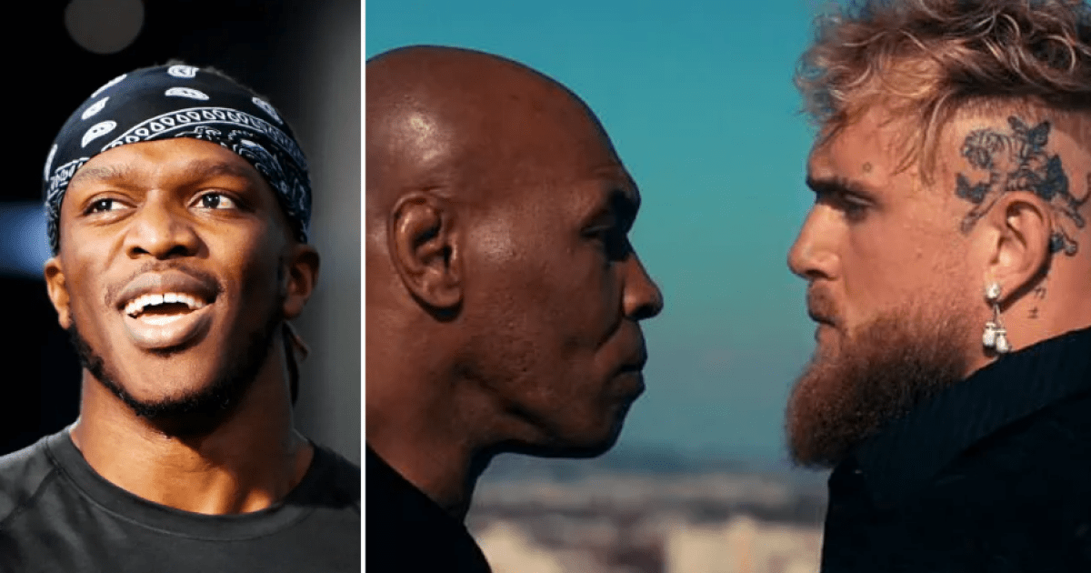 KSI reacts to rival Jake Paul agreeing fight with boxing legend Mike Tyson
