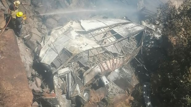 45 dead in South Africa bus crash, 8-year-old girl only survivor, officials say