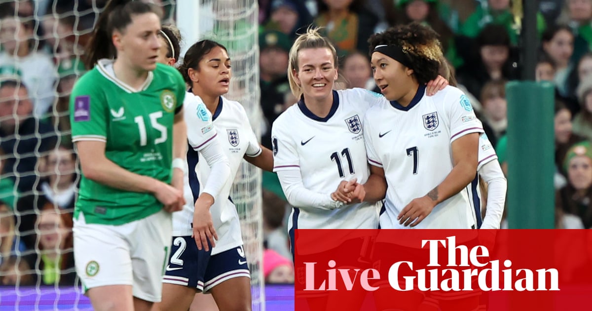 Republic of Ireland v England: Women’s Euro 2025 qualifier – live | Women's Euro 2025 qualifiers