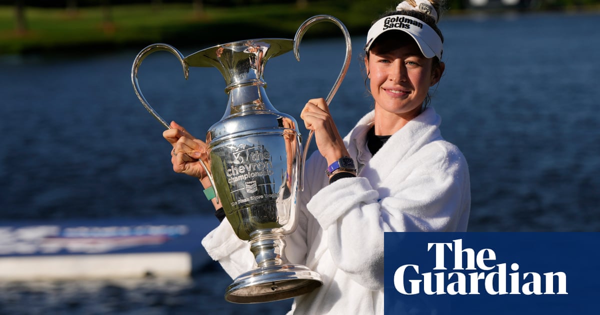 Nelly Korda secures fifth straight victory with Chevron Championship win | Golf