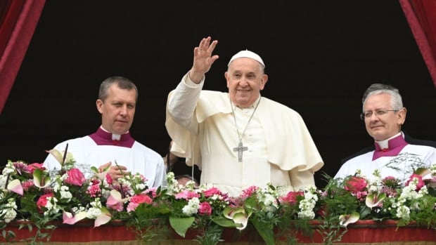Pope appeals for peace in Gaza and Ukraine as he presides over Easter Mass