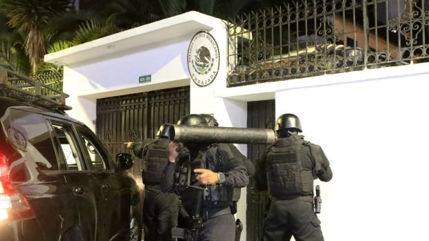 Here’s why Ecuador raided the Mexican Embassy, sparking a diplomatic row