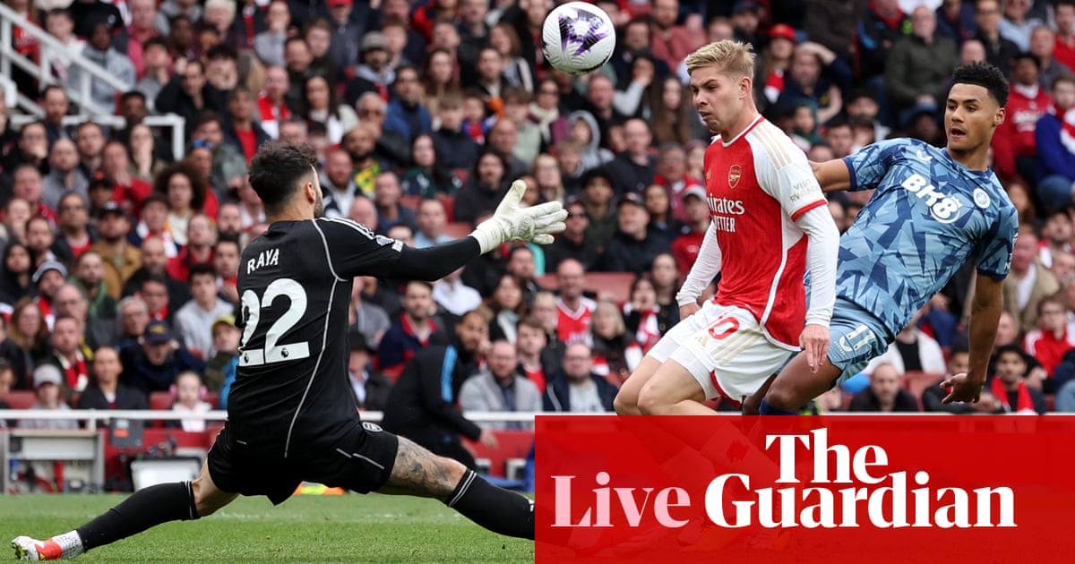 Arsenal 0-2 Aston Villa: Premier League – live | Premier League