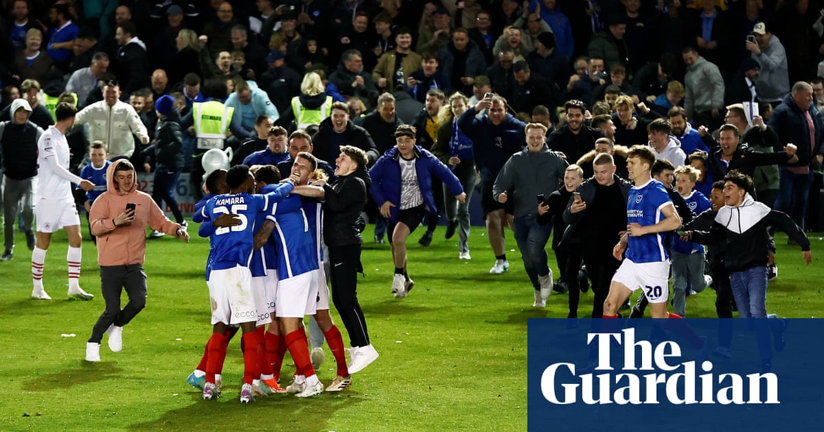 Football League: Portsmouth win promotion to Championship and title | Football League