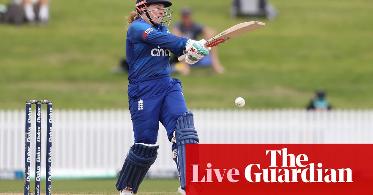 New Zealand v England: third women’s ODI – live | Cricket