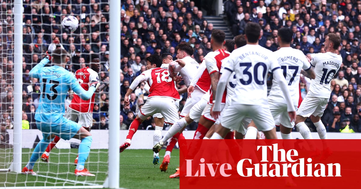 Tottenham v Arsenal: Premier League – live | Premier League