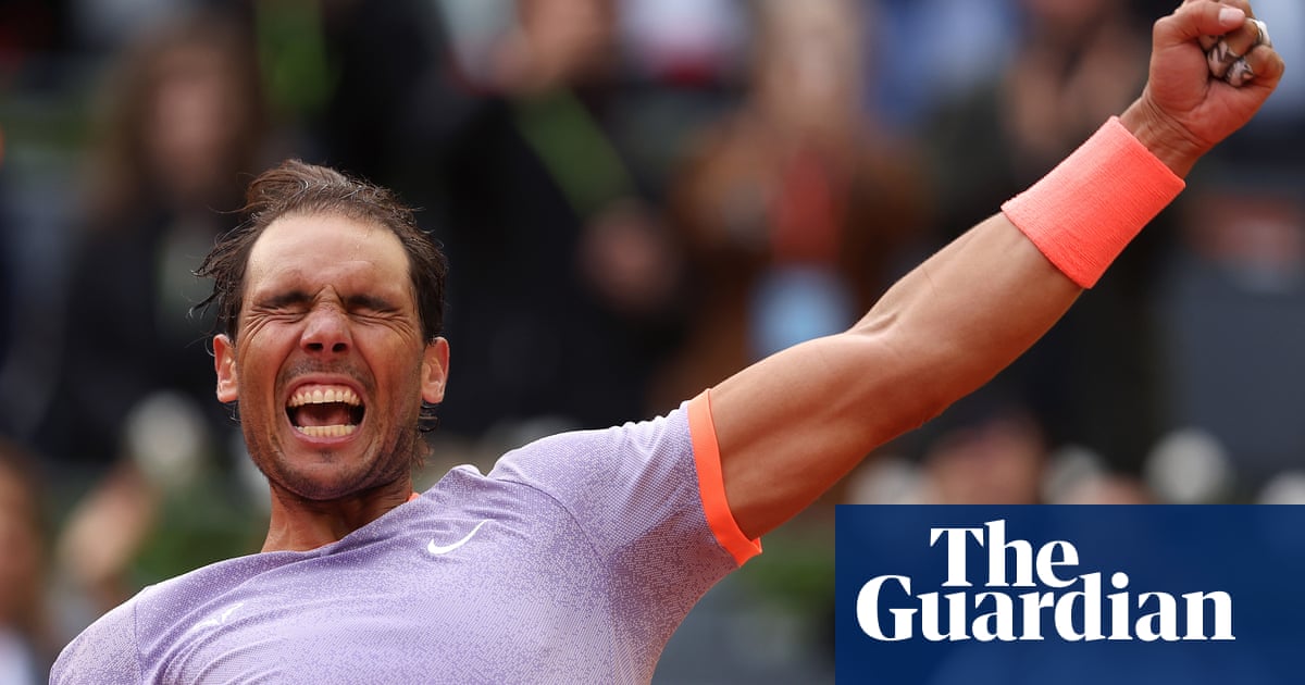 ‘There is progress’: Nadal continues comeback to reach last 16 in Madrid | Rafael Nadal