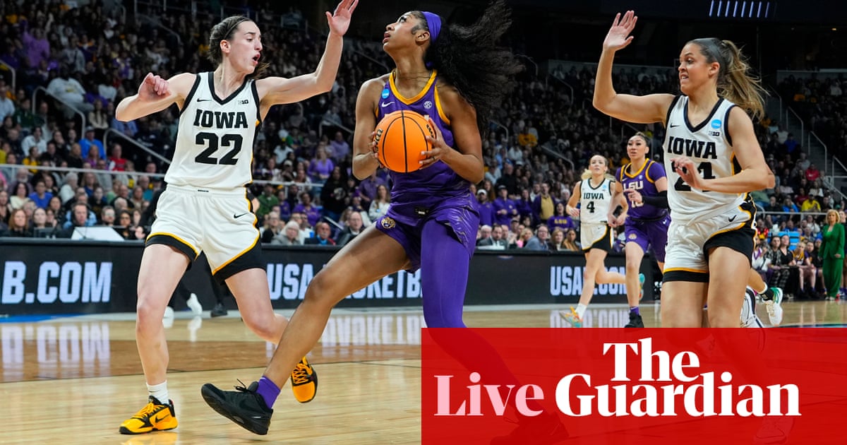 NCAA women’s Tournament: Iowa beat LSU in Caitlin Clark v Angel Reese rematch – as it happened | NCAA tournament