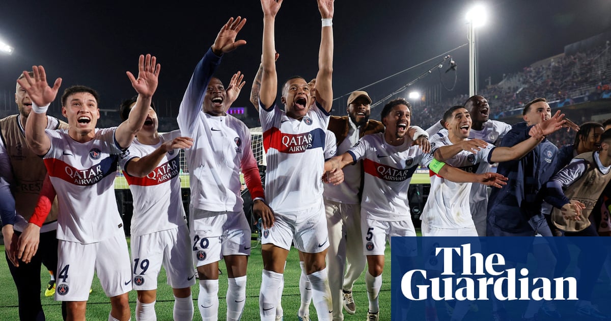Mbappé seals wild PSG comeback win as Barcelona implode after Araújo red | Champions League