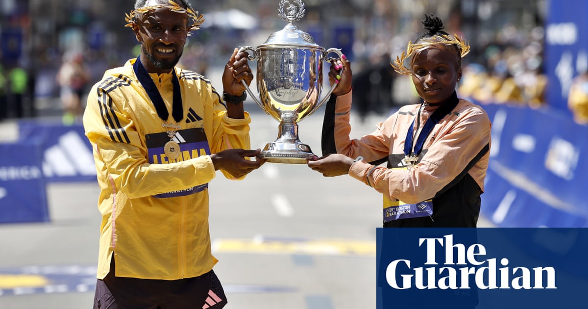 Hellen Obiri and Sisay Lemma surge to victory at Boston Marathon | Boston Marathon