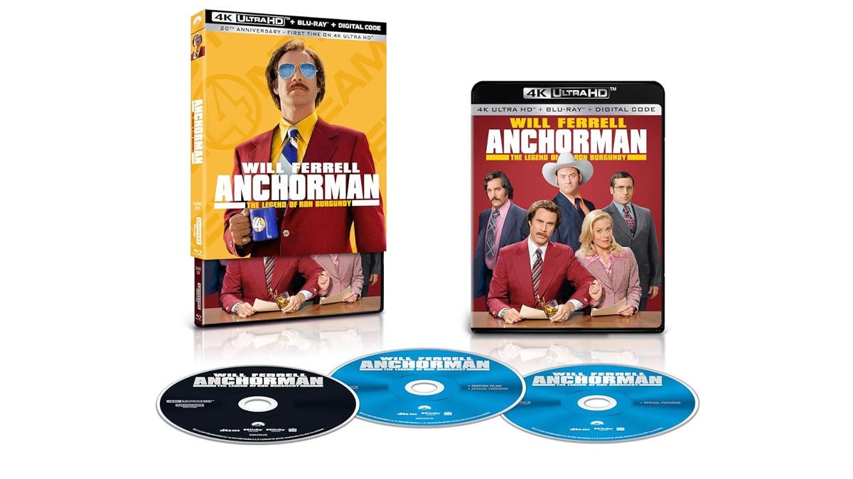 The Legend of Ron Burgundy Celebrates 20 Years With a 4K Blu-ray Release