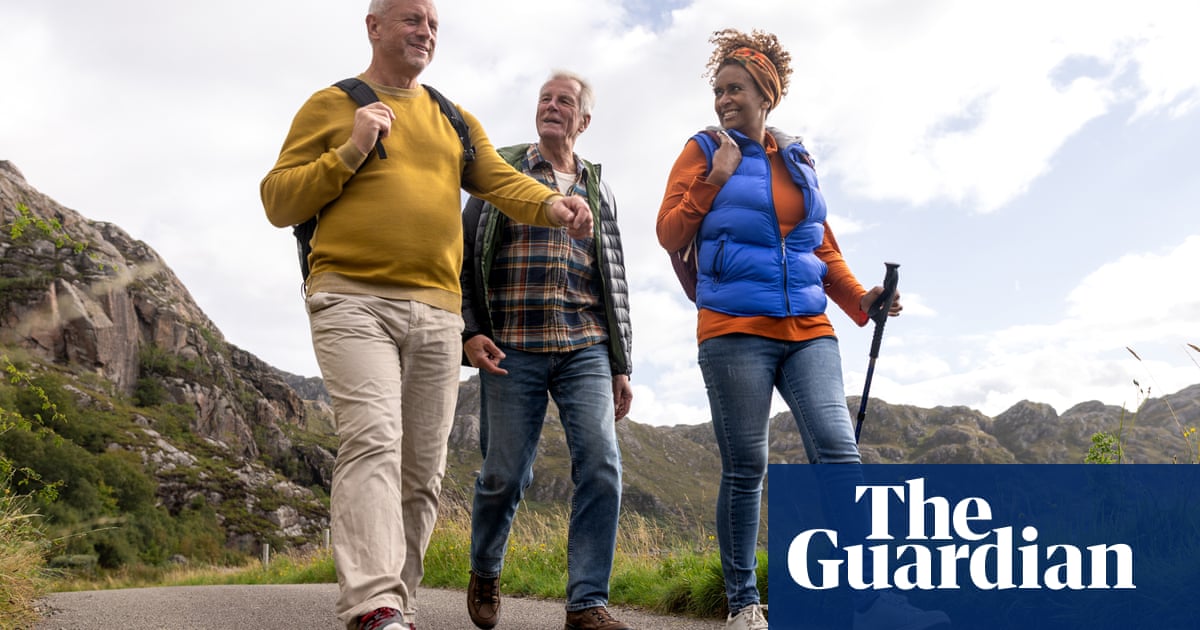 Grey wave of walkers spearhead record activity levels among England’s over-55s | Sport