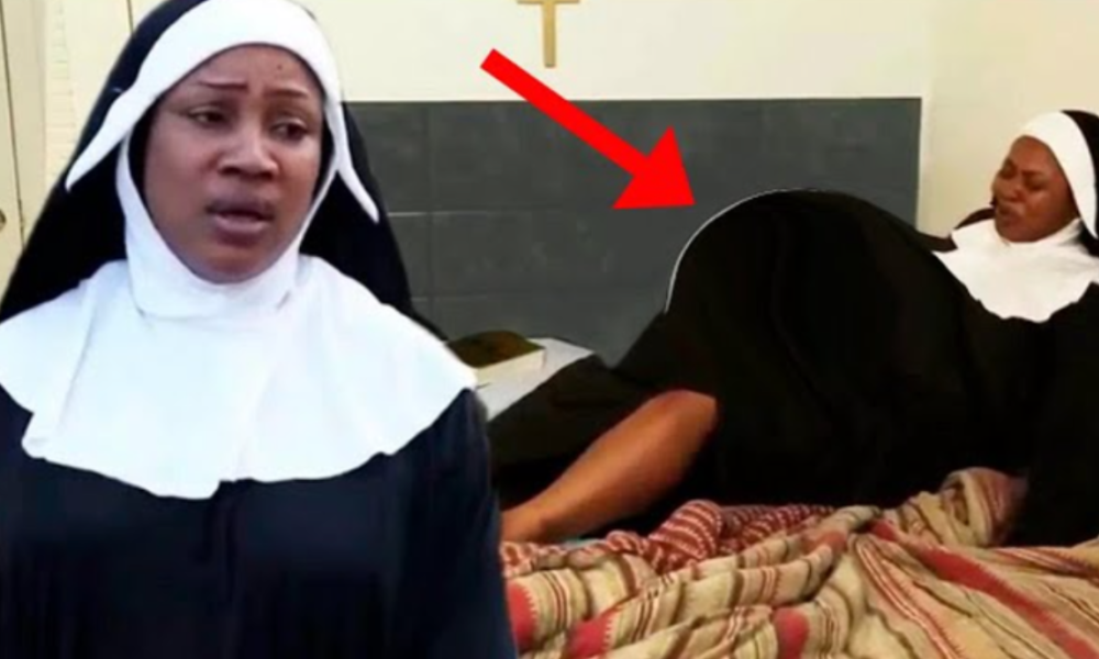 Nun’s belly keeps growing and reverend mother decides to check on camera what she did with priest