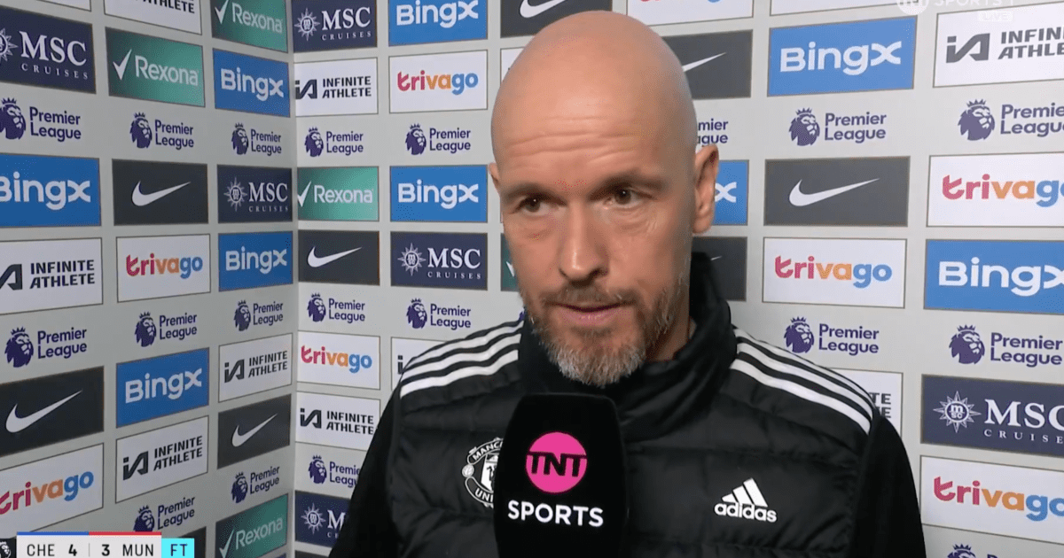 Erik ten Hag snaps at reporter over 'ridiculous' Man Utd stat after Chelsea loss | Football