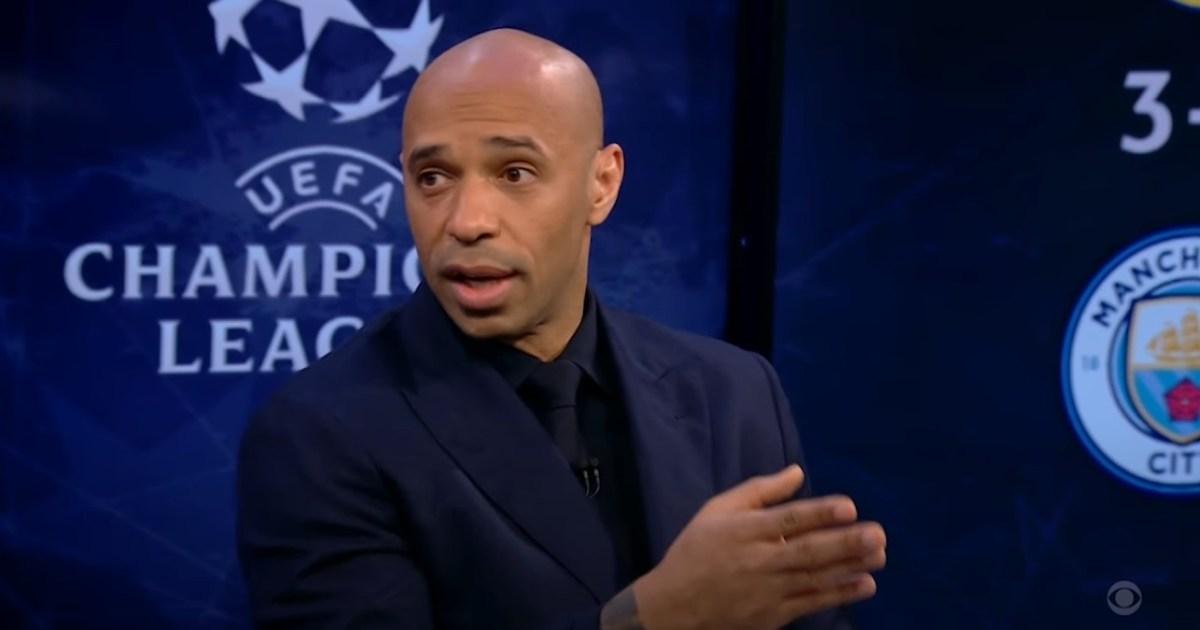 Thierry Henry highlights Declan Rice mistake in Arsenal draw vs Bayern Munich | Football