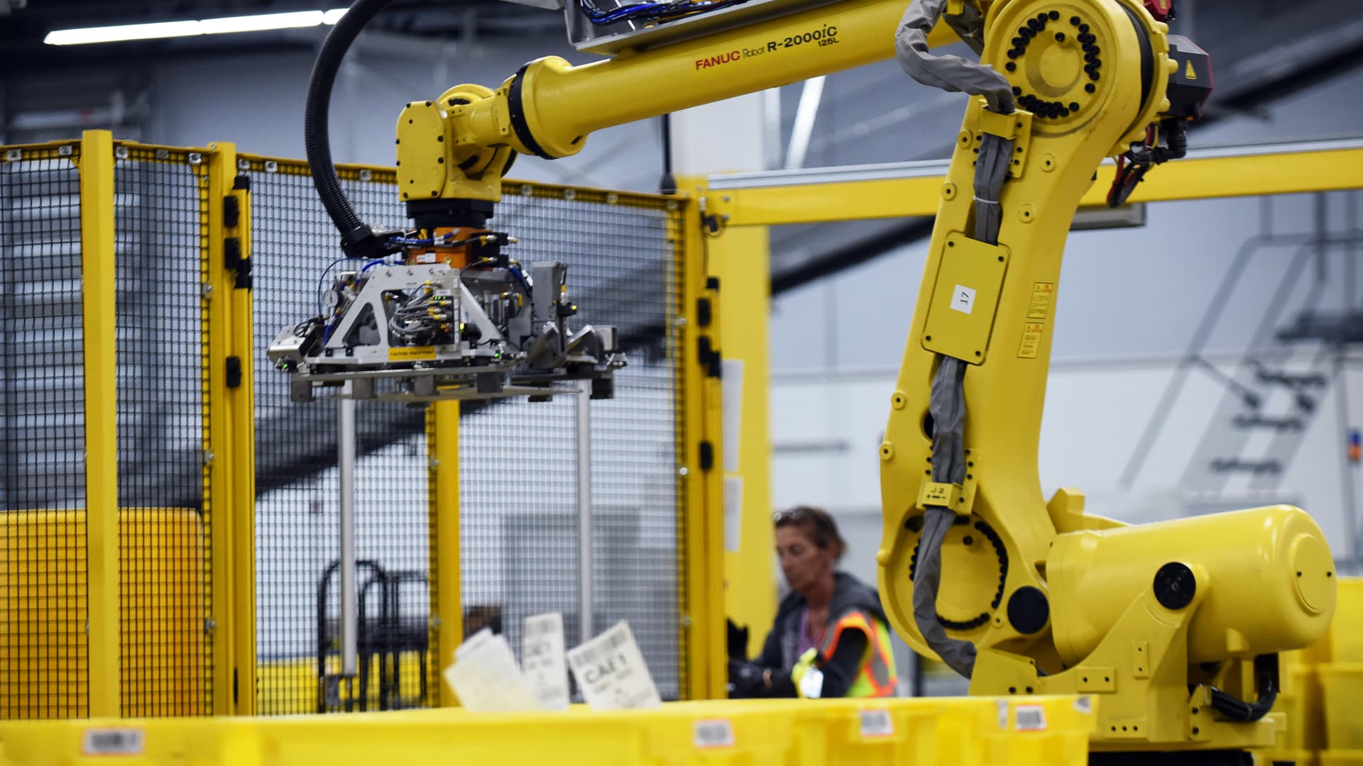 Top Amazon exec says it’s a ‘myth’ robots steal jobs