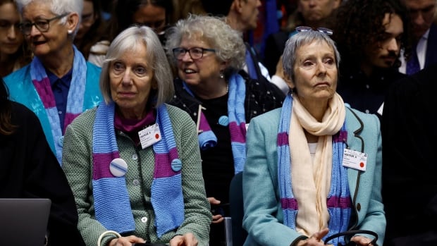 Senior Swiss women prevail in landmark climate case at Europe's human rights court
