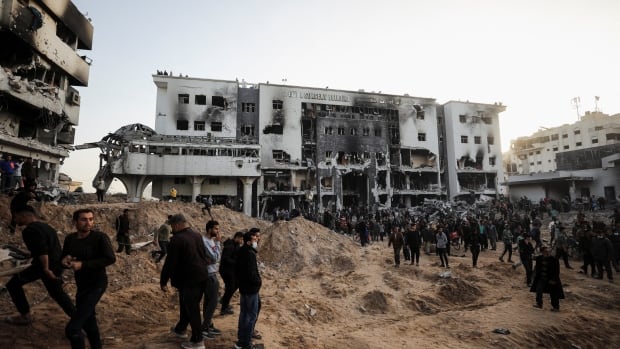Gaza’s Al-Shifa Hospital in ruins after Israeli troops withdraw