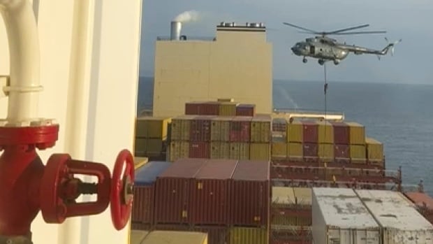 Iran seizes Israel-linked container ship in Strait of Hormuz