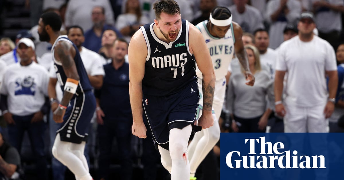 Dončić closes strong as Mavericks steal Game 1 of West finals from Wolves | NBA