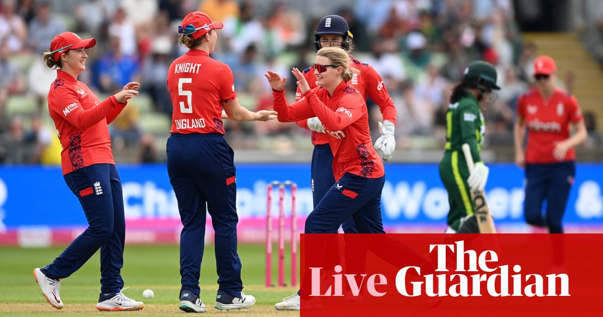 England v Pakistan: first women’s T20 cricket international – live | Cricket