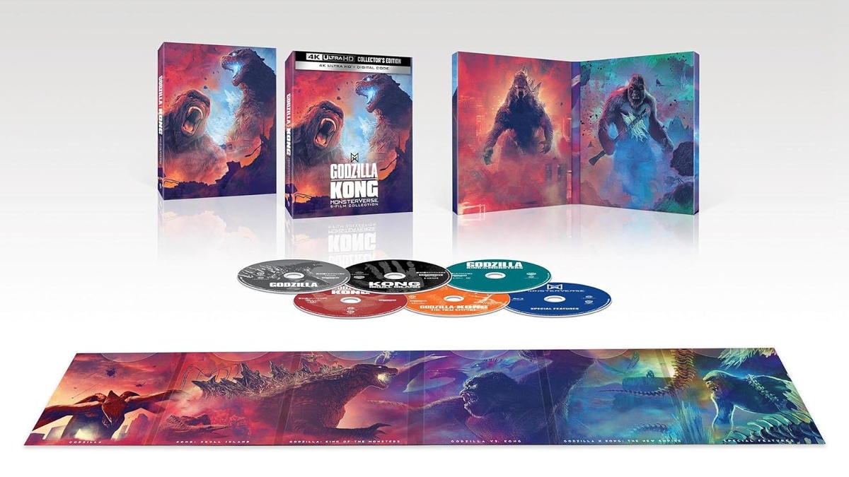 Godzilla x Kong MonsterVerse 5-Film Collector’s Edition 4K Blu-ray Set Is On Sale Now