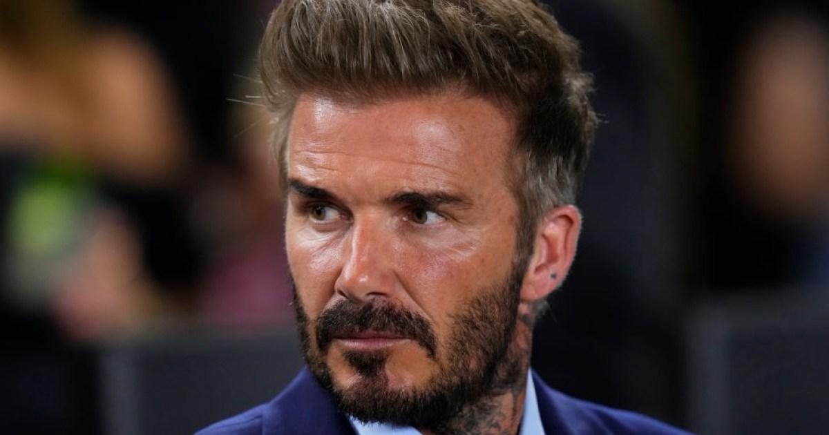 David Beckham sends message to struggling Manchester United squad | Football
