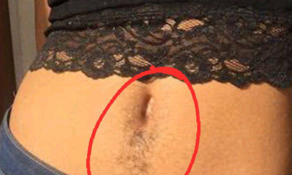 If Your Woman Has Hair On This Part of Her Belly, This Is What It Means