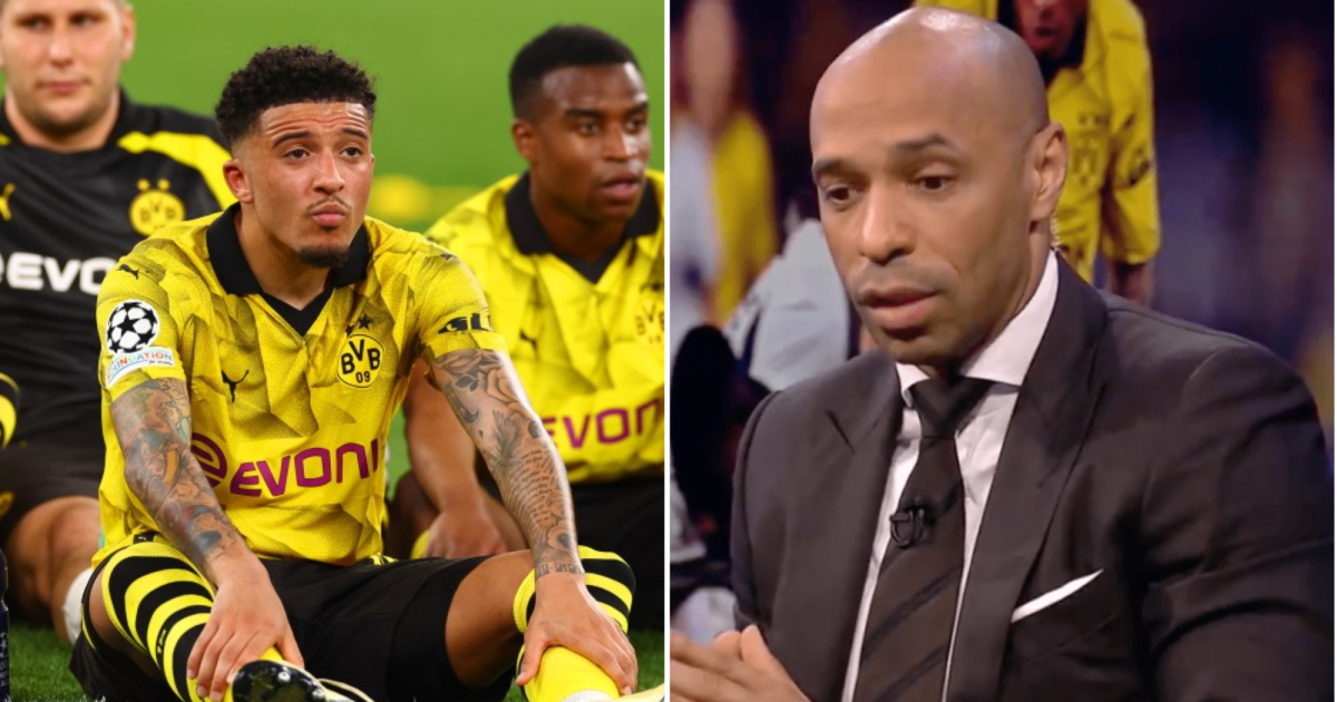 Jadon Sancho receives touching Thierry Henry message after Borussia Dortmund beat PSG | Football