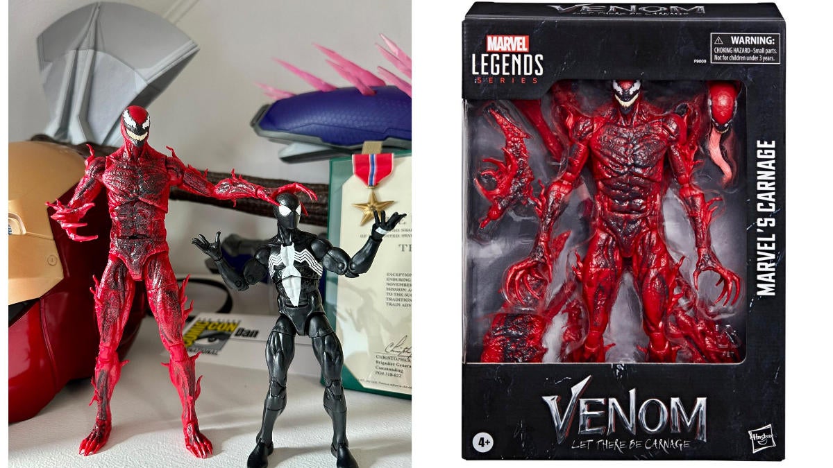 Let There Be Carnage Marvel Legends Figure Drops Today