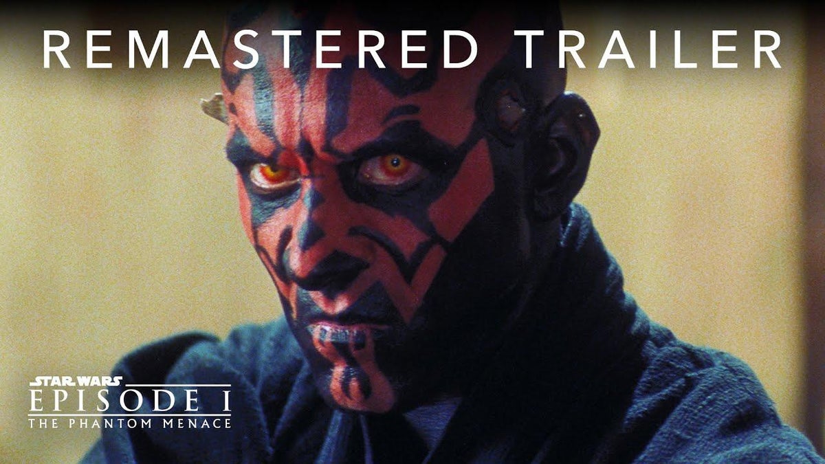 Lucasfilm Celebrates The Phantom Menace Anniversary With Remastered 35mm Trailer Release